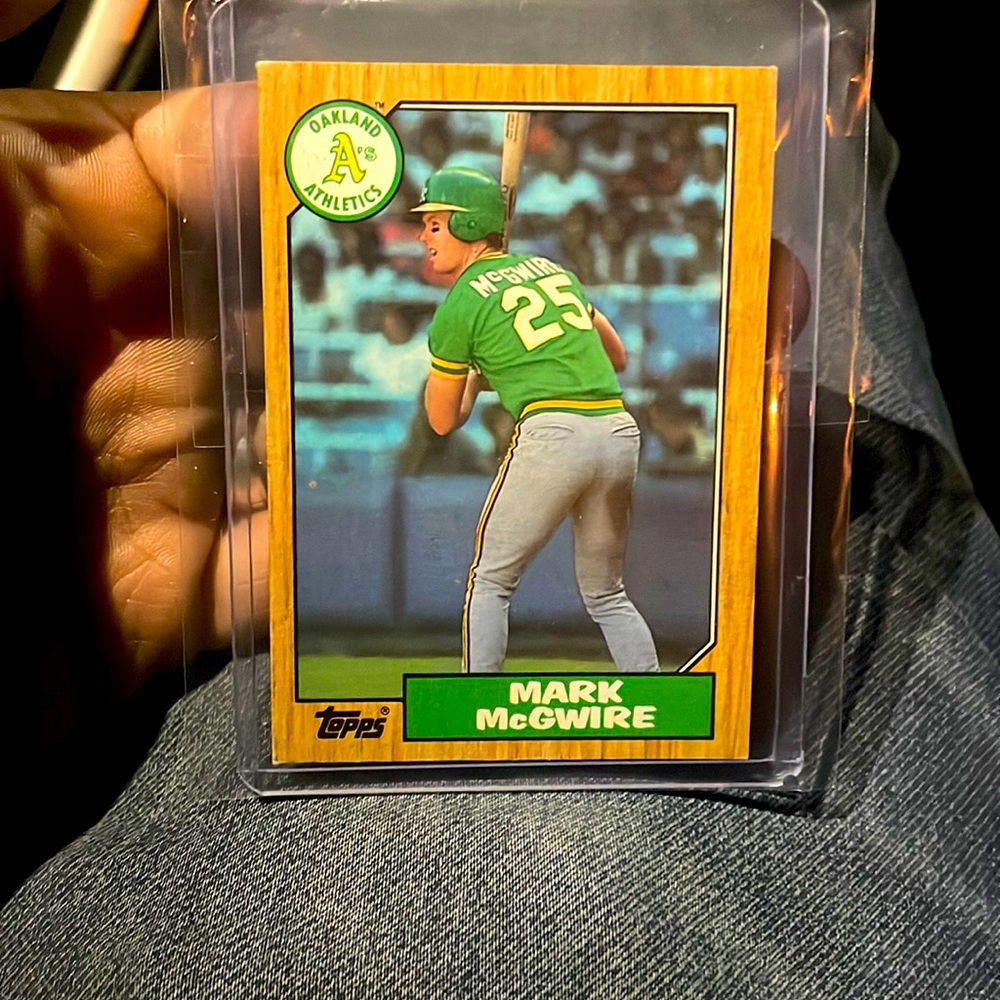 1987 Topps Mark McGwire Mint Condition